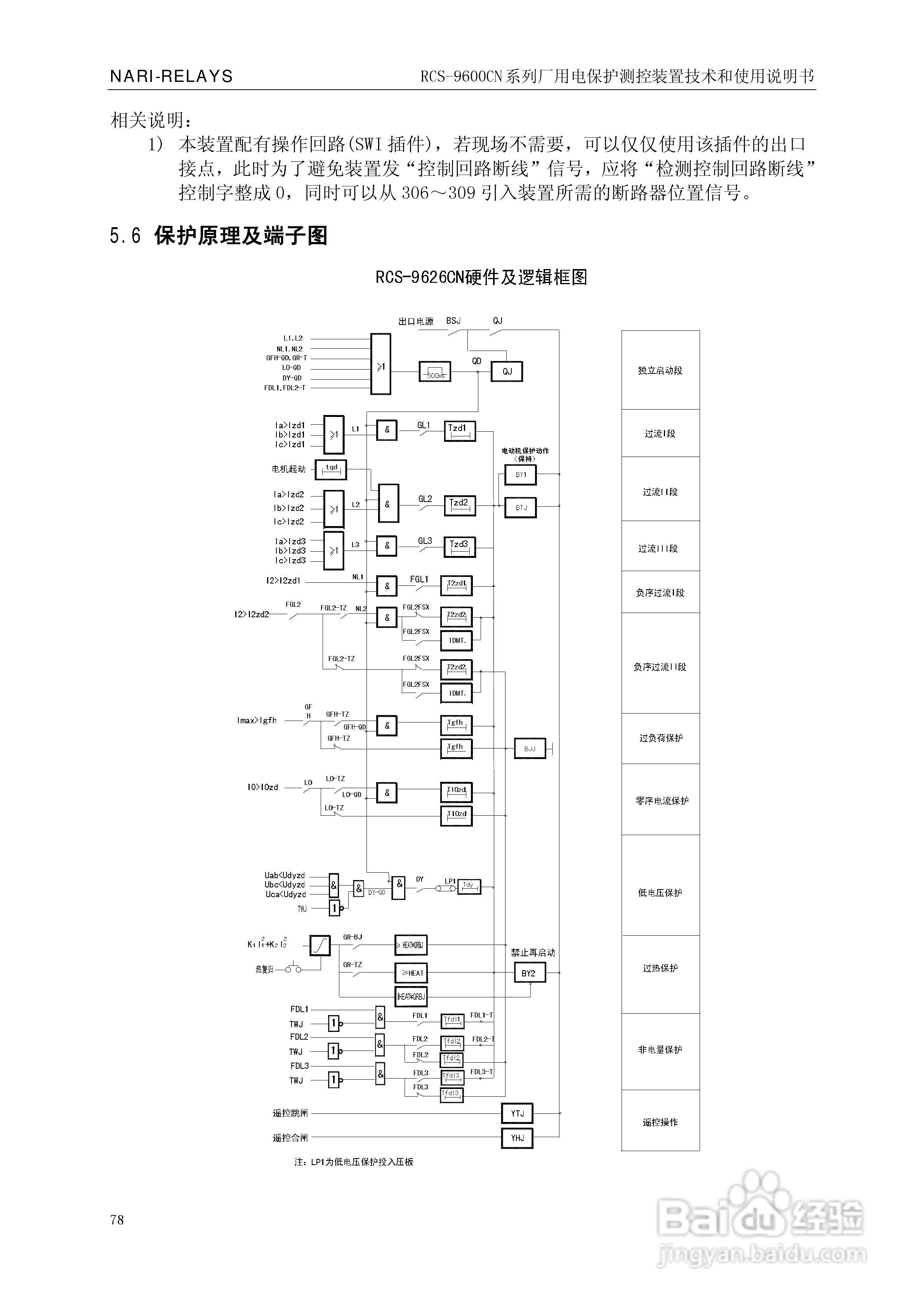 南瑞继保RCS-9629CN备用电源自投与测控装置使用说明书:[9]