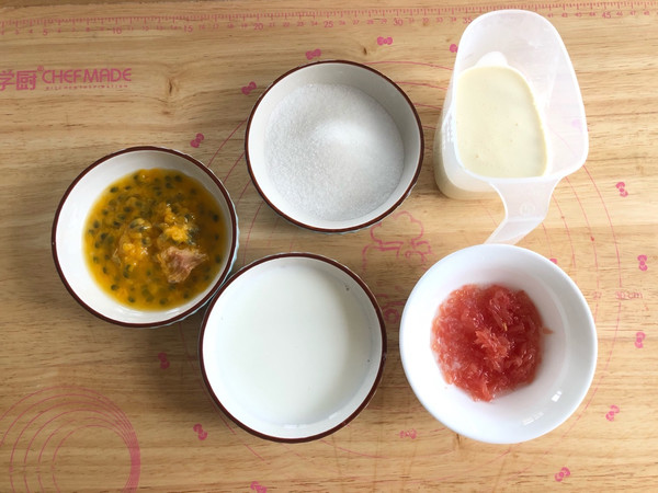 四种口味无蛋冰激凌