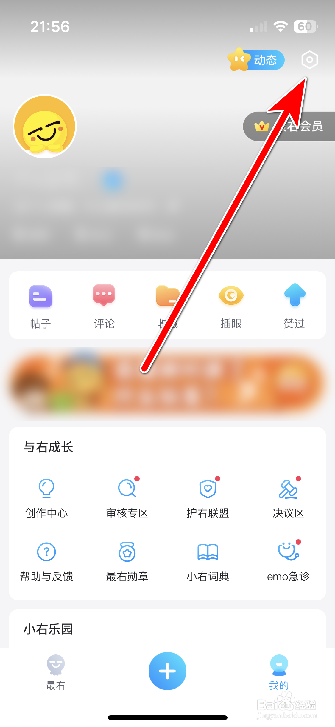 最右极速版如何允许他人查看我的评论列表