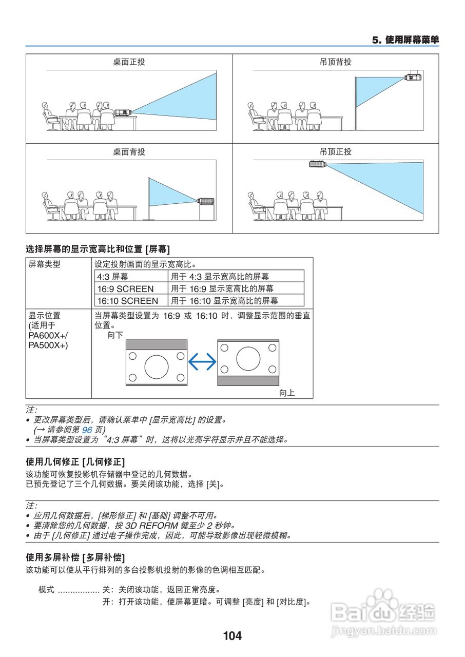 日电NP-PA550W+投影机说明书:[12]