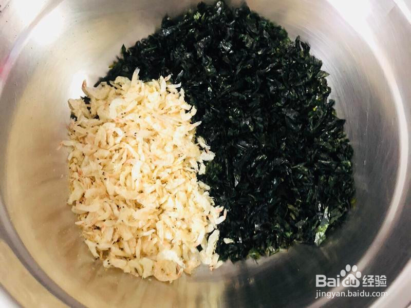 虾皮海苔牛肉松的做法