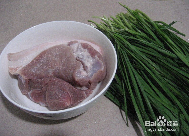 韭菜肉丝的做法