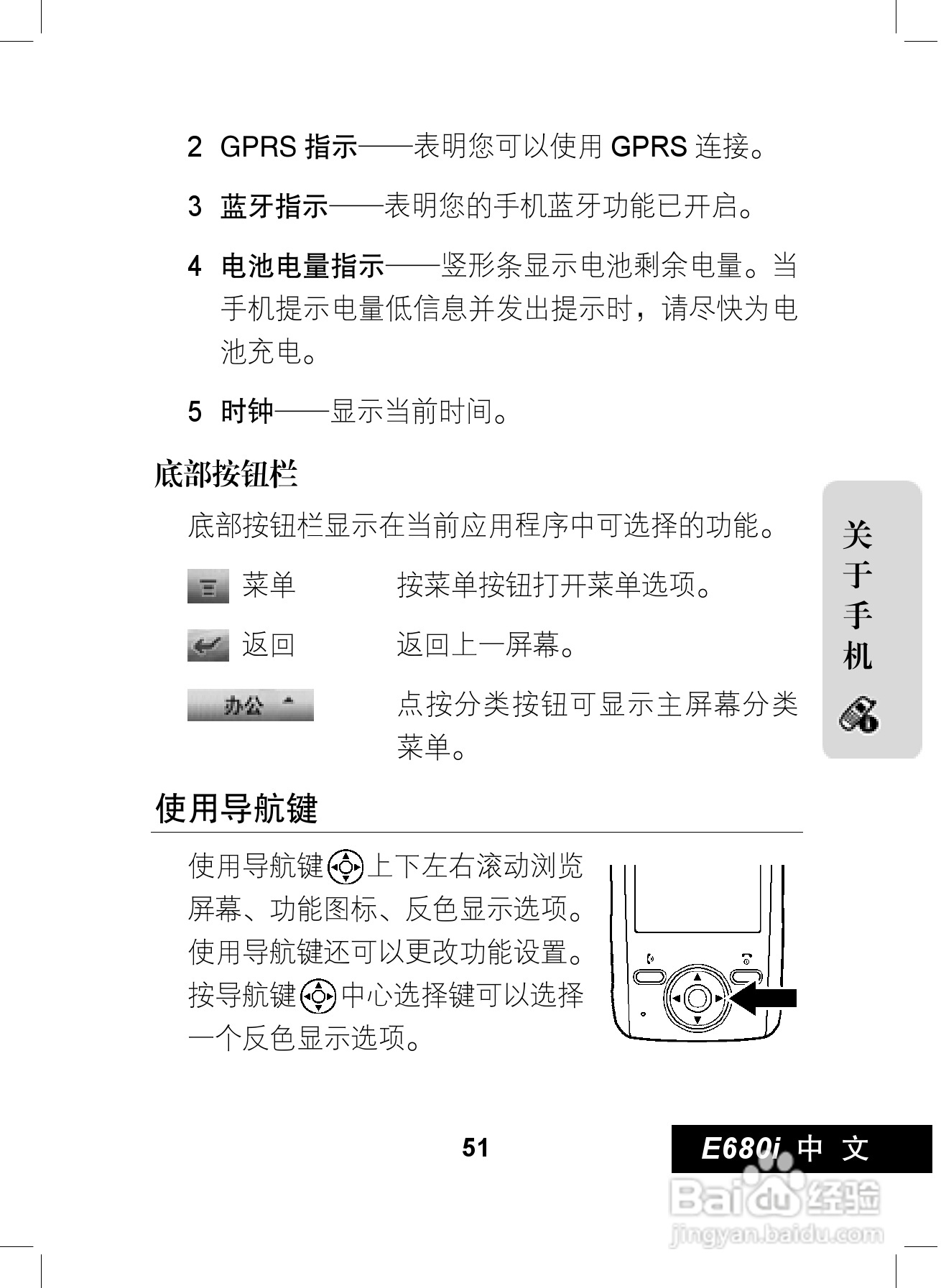 摩托罗拉E680i手机使用说明书:[6]