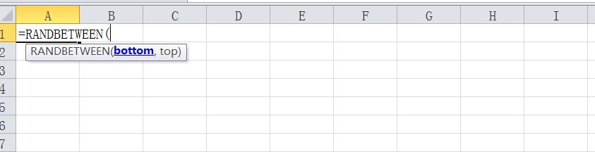 如何使用RANDBETWEEN函数？