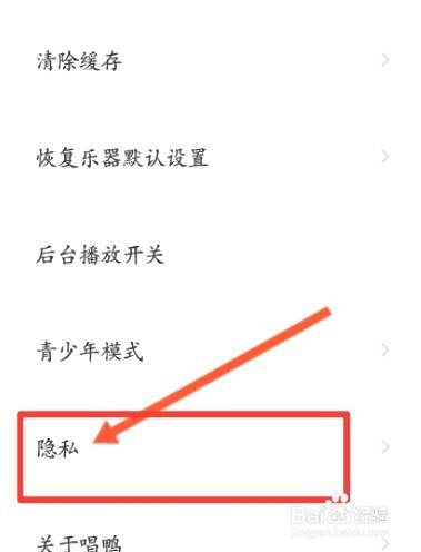 唱鸭中到哪关闭个性化推荐功能