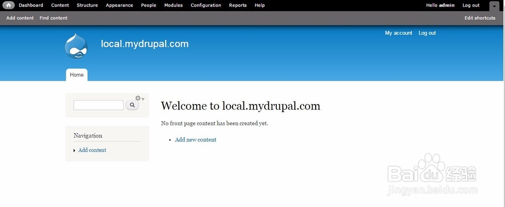 Drupal 7 环境的安装