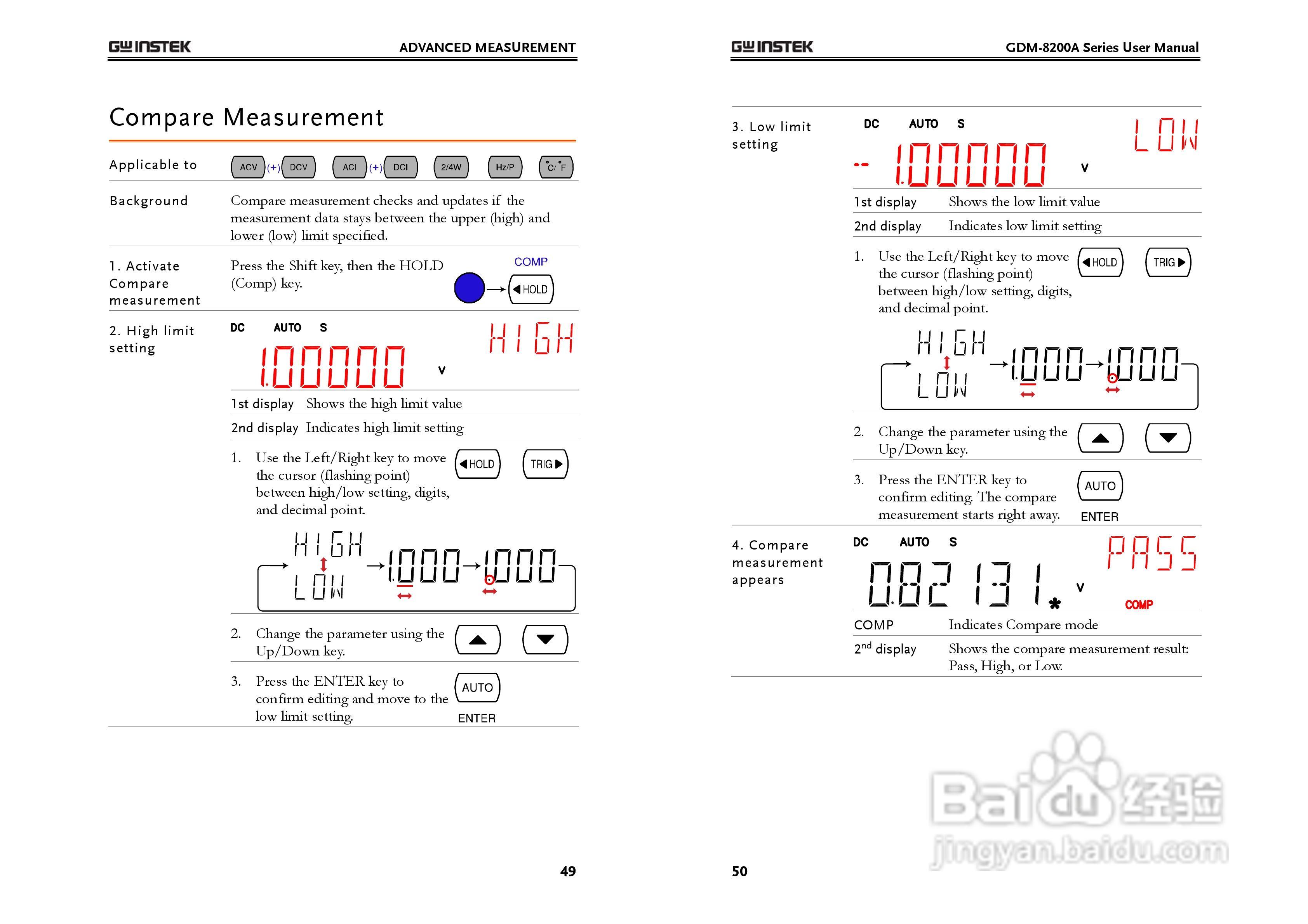 固纬GDM-8251A数字万用表使用说明书:[3]