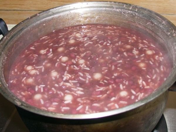 赤豆桂花酒酿小元宵