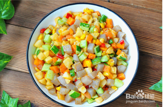 教你怎么做五彩魔芋丁