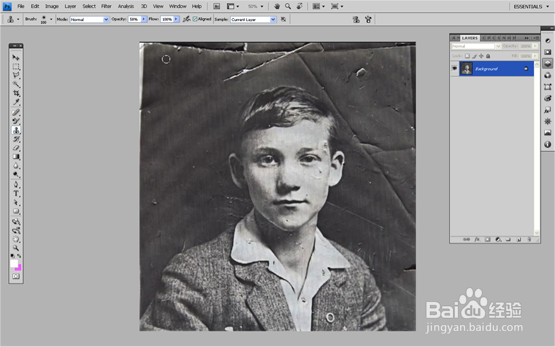 怎么用PS来修整和恢复老照片