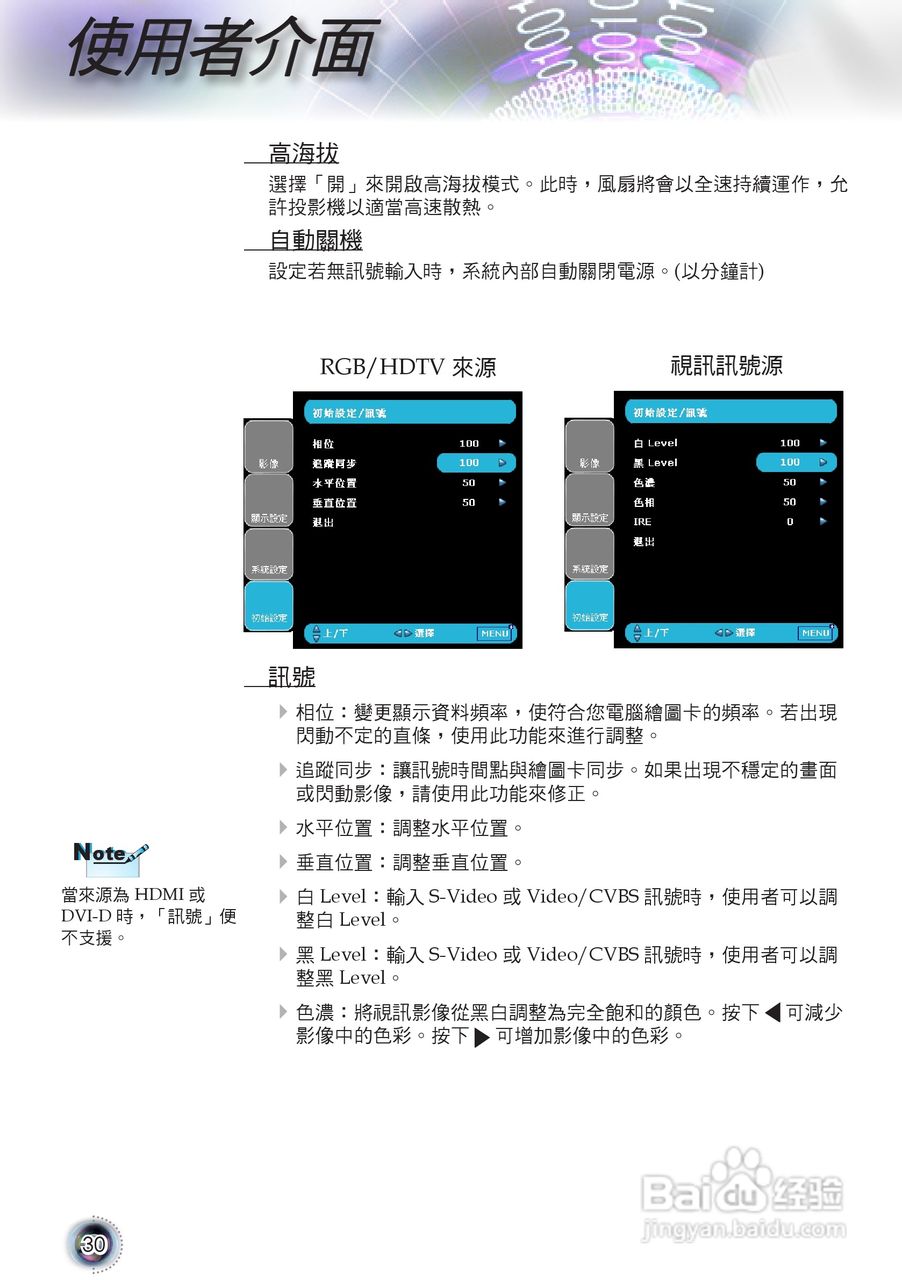 Optoma奥图码HD803-LV投影机使用说明书:[3]