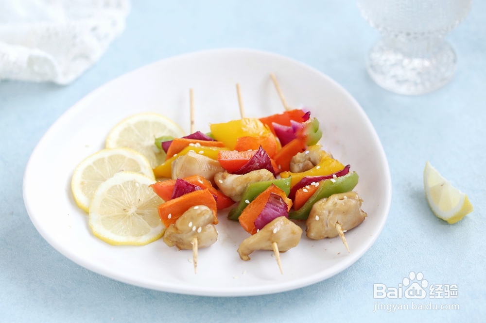 柠香鸡肉串的做法