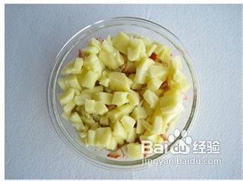 怎样做蟹棒奶酪焗薯茸