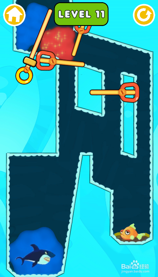 如何营救小金鱼(Level 11)