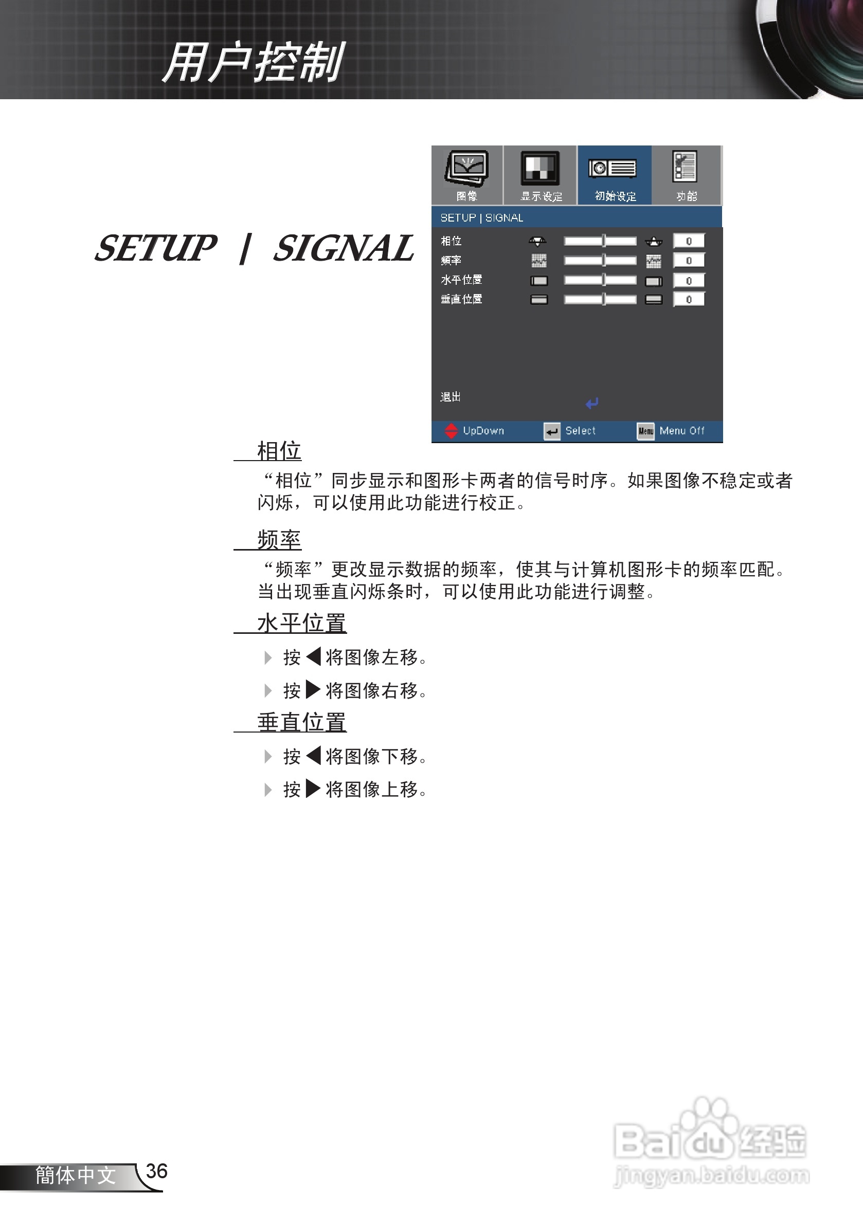 奥图码 DP7130投影机说明书:[4]