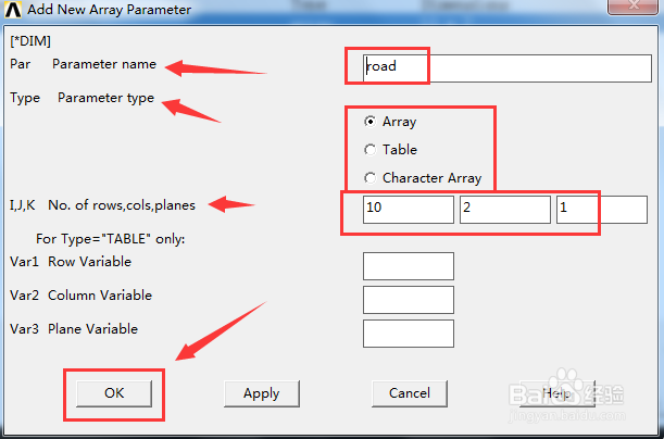 Ansys如何定义参数变量导入数据文件？