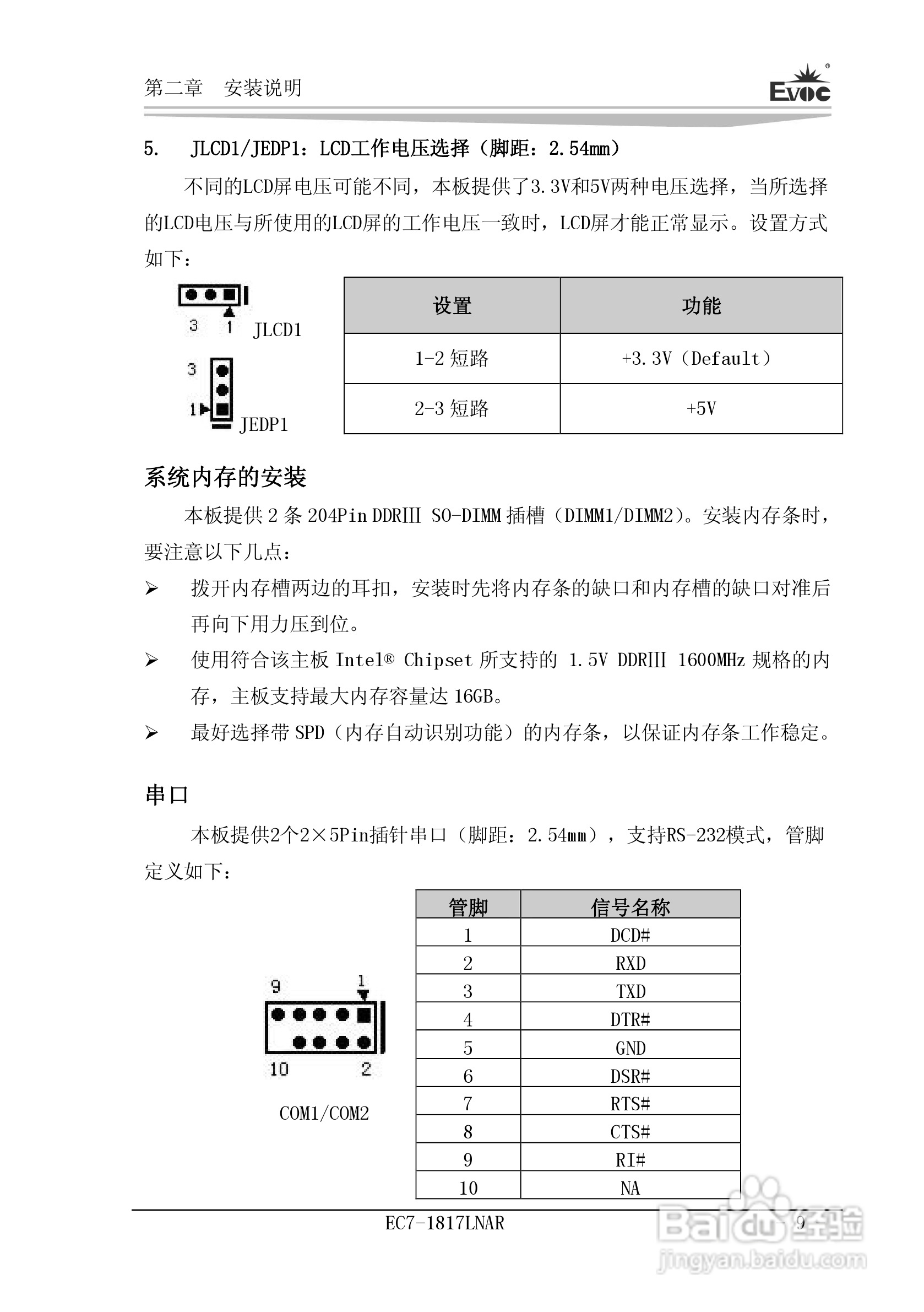 研祥Mini-ITX主板EC7-1817LNAR说明书:[2]