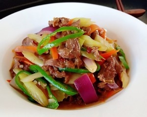 家常小炒牛肉