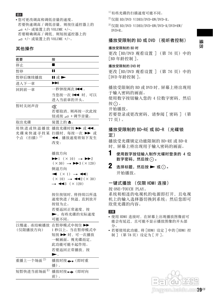 索尼BDV-E800W家庭影院使用说明书:[2]
