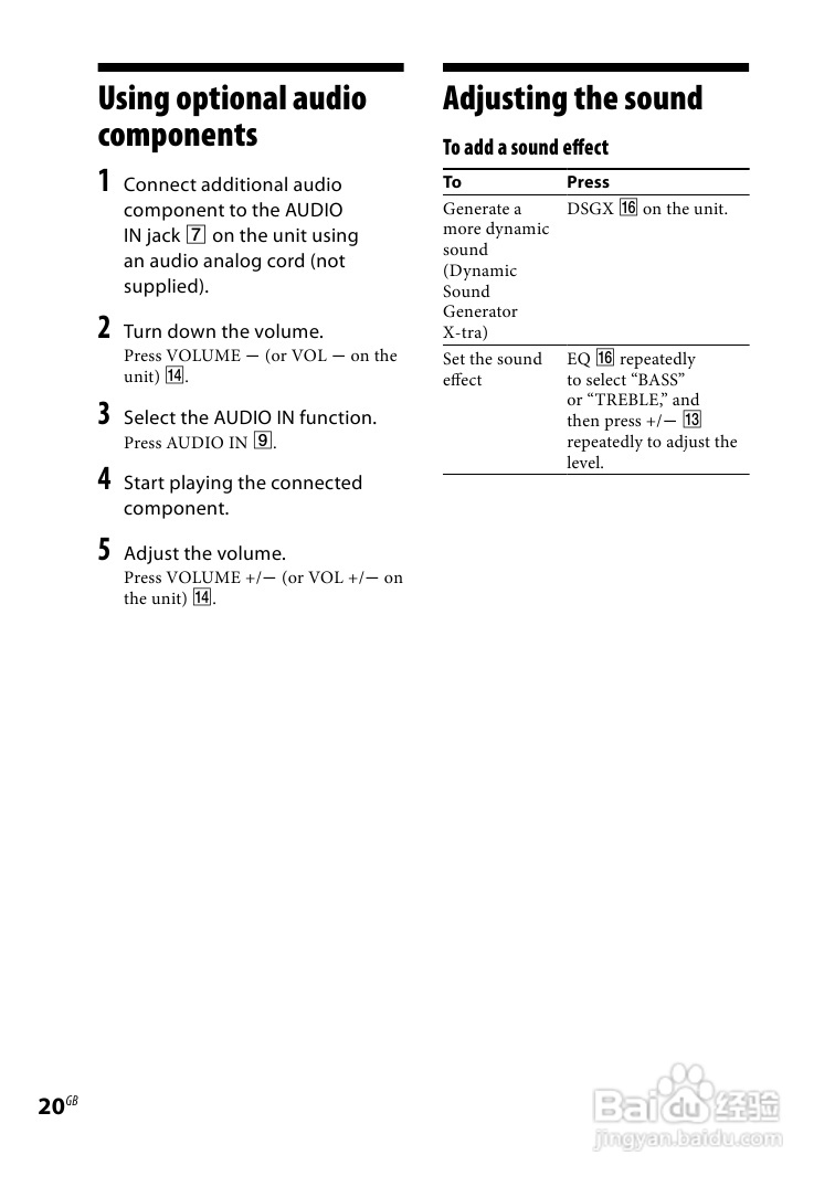 索尼CMT-BX50BT迷你组合音响使用说明书:[1]