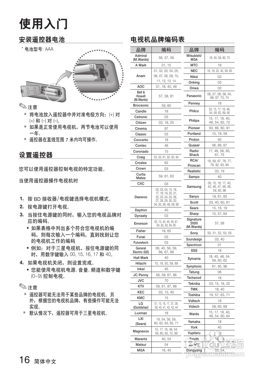 三星HT-C7500W家庭影院使用说明书:[1]