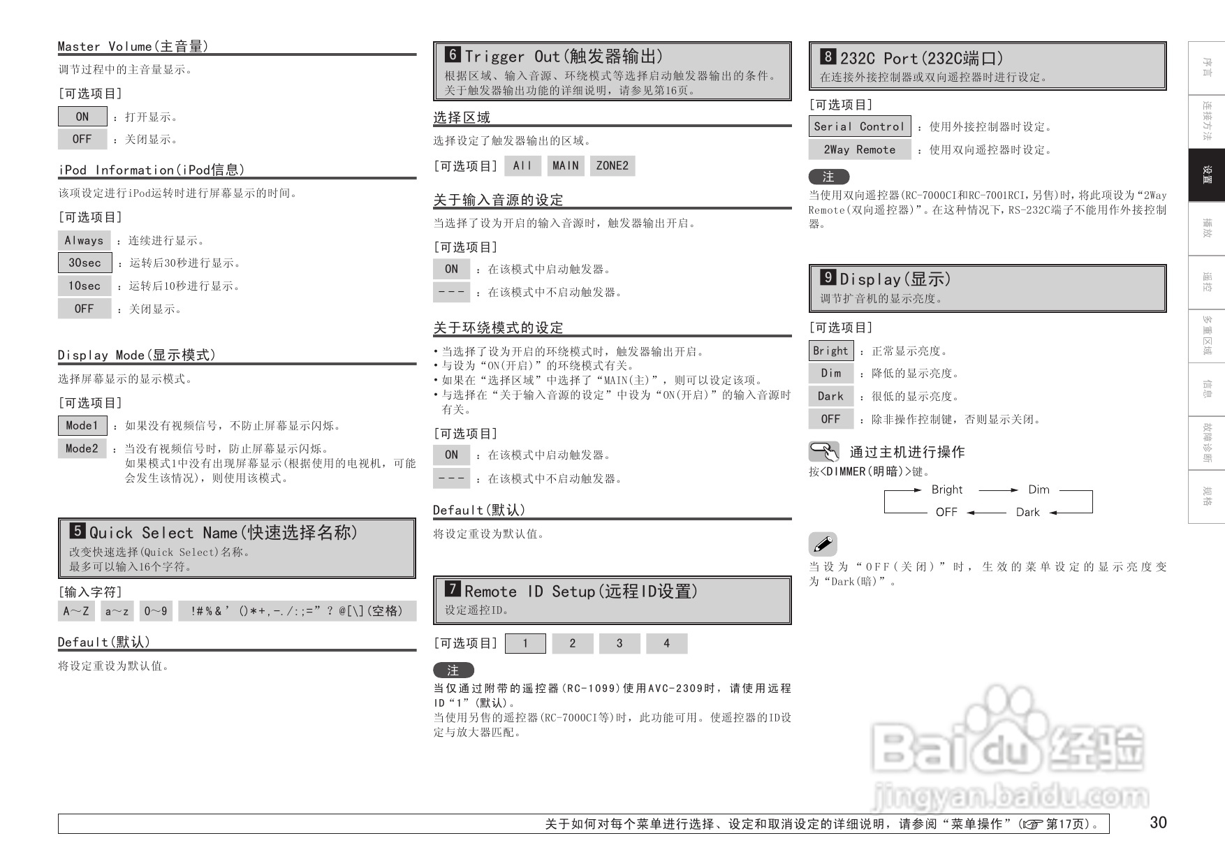 天龙AVC-2309型环绕音效扩大机说明书:[2]