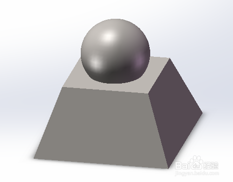 solidworks三維建模訓練十七之稜臺與球