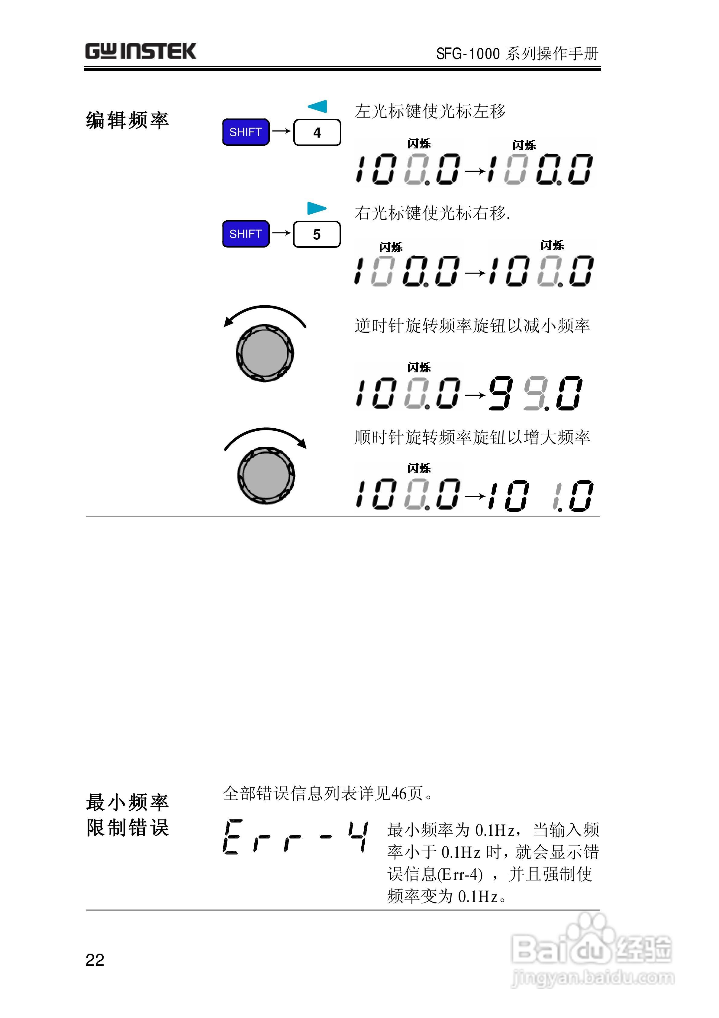 SFG-1000合成函数信号发生器操作手册:[3]