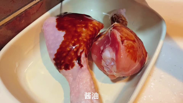 微波炉烤琵琶鸡腿