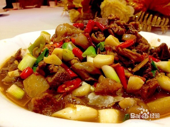 干煸辣椒孜然羊肉的制作方法