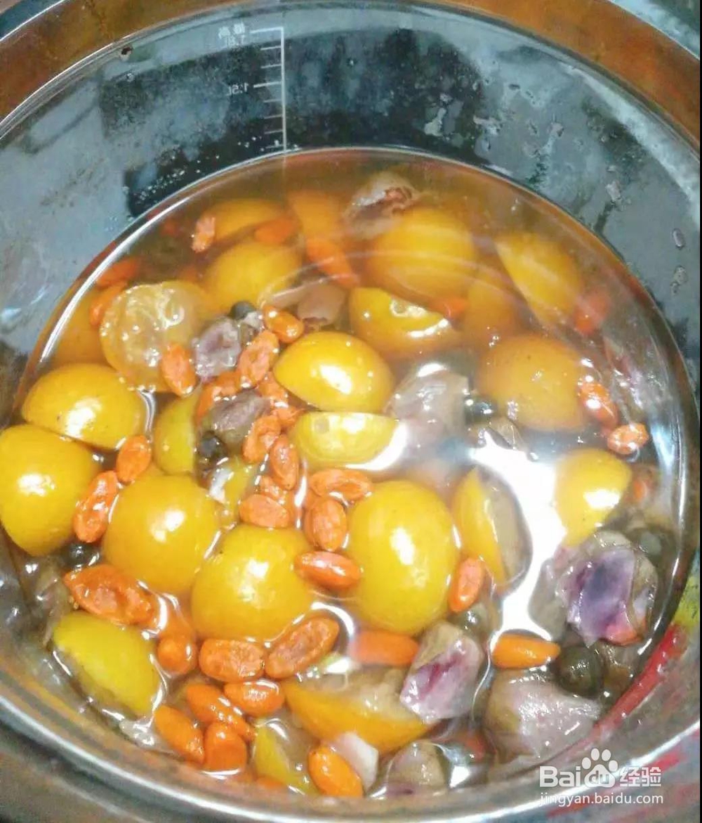 入口即化的金桔荸荠玫瑰茶