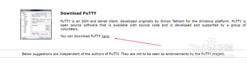 putty英文版下载安装教程