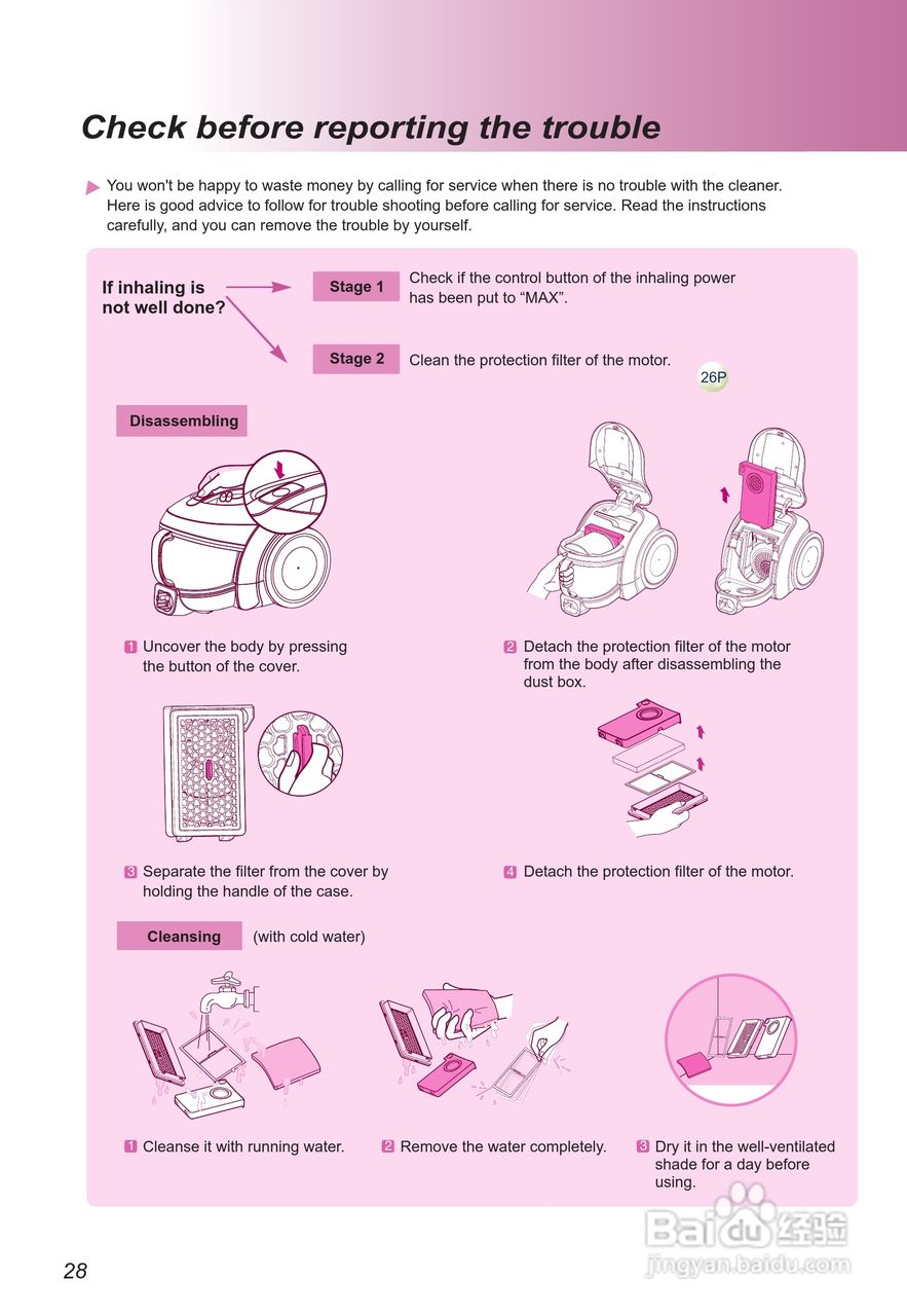 LG VC6118GHAYM吸尘器机使用说明书:[3]