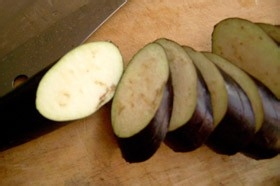 炸茄盒的制作过程