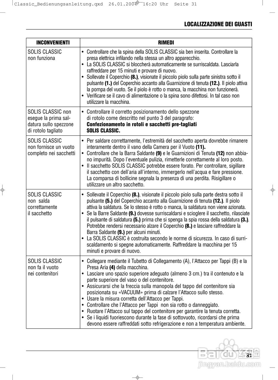 索利斯搅拌机SOLIS CLASSIC型说明书:[4]