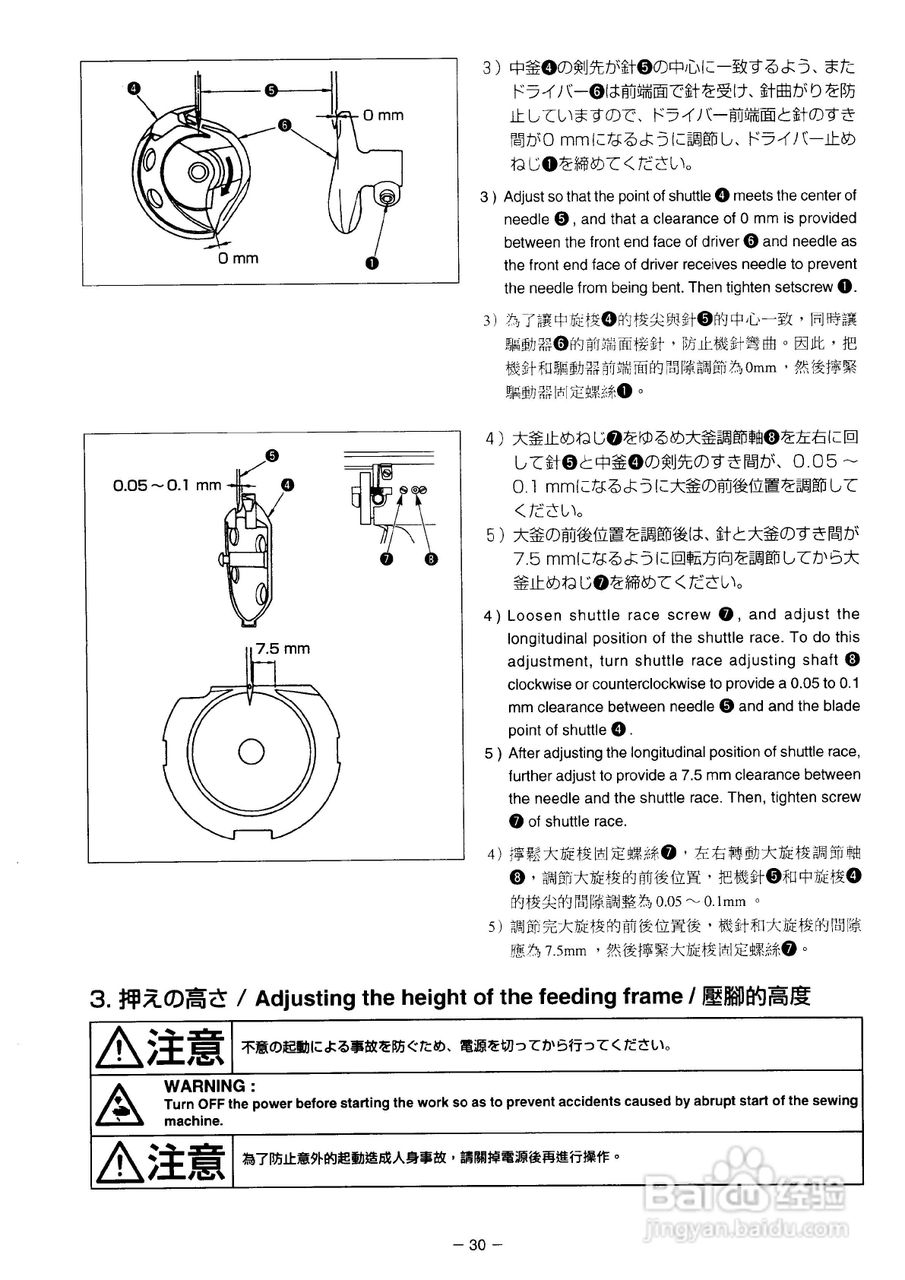 JUKI AMS-2150D花样机使用说明书:[5]