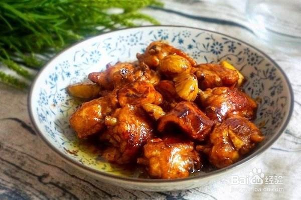 板栗焖鸡翅的制作方法