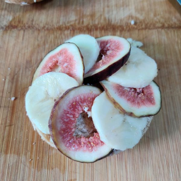 低脂高颜值开放式三明治