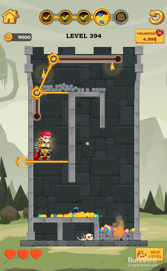 如何通过Super Hero Rescue的Level 394