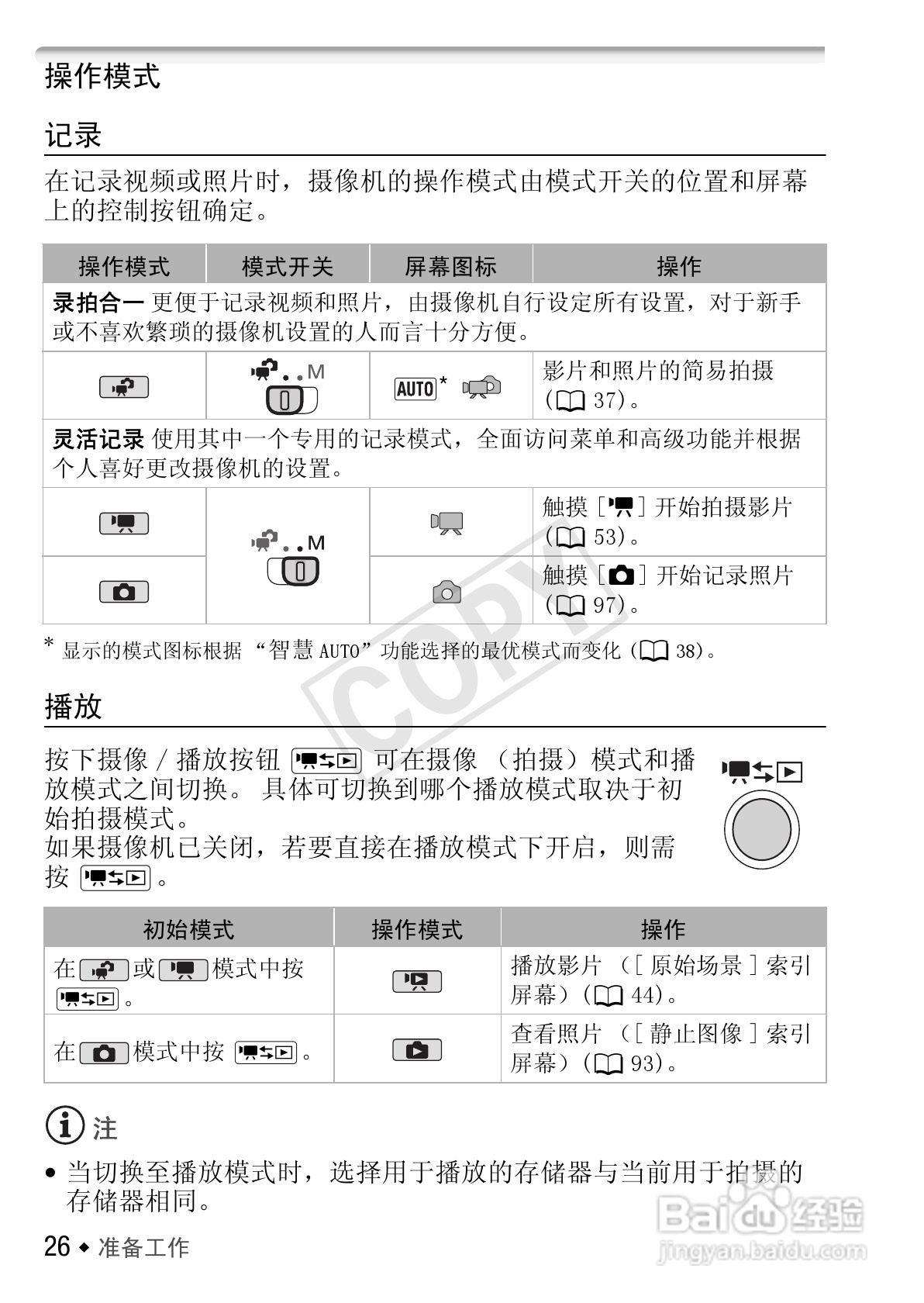 佳能LEGRIA HF S30数码摄像机使用说明书:[3]