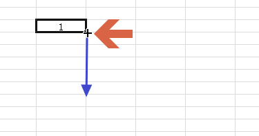 excel2010拖动鼠标自动填充序号