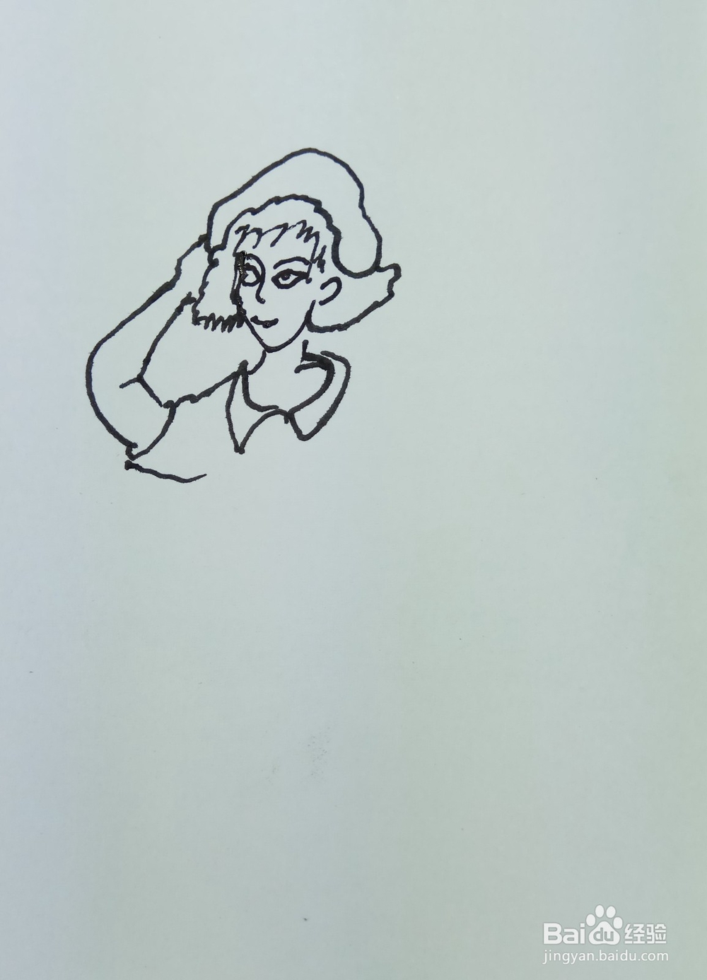 怎样画简笔画在绿丛中行走？