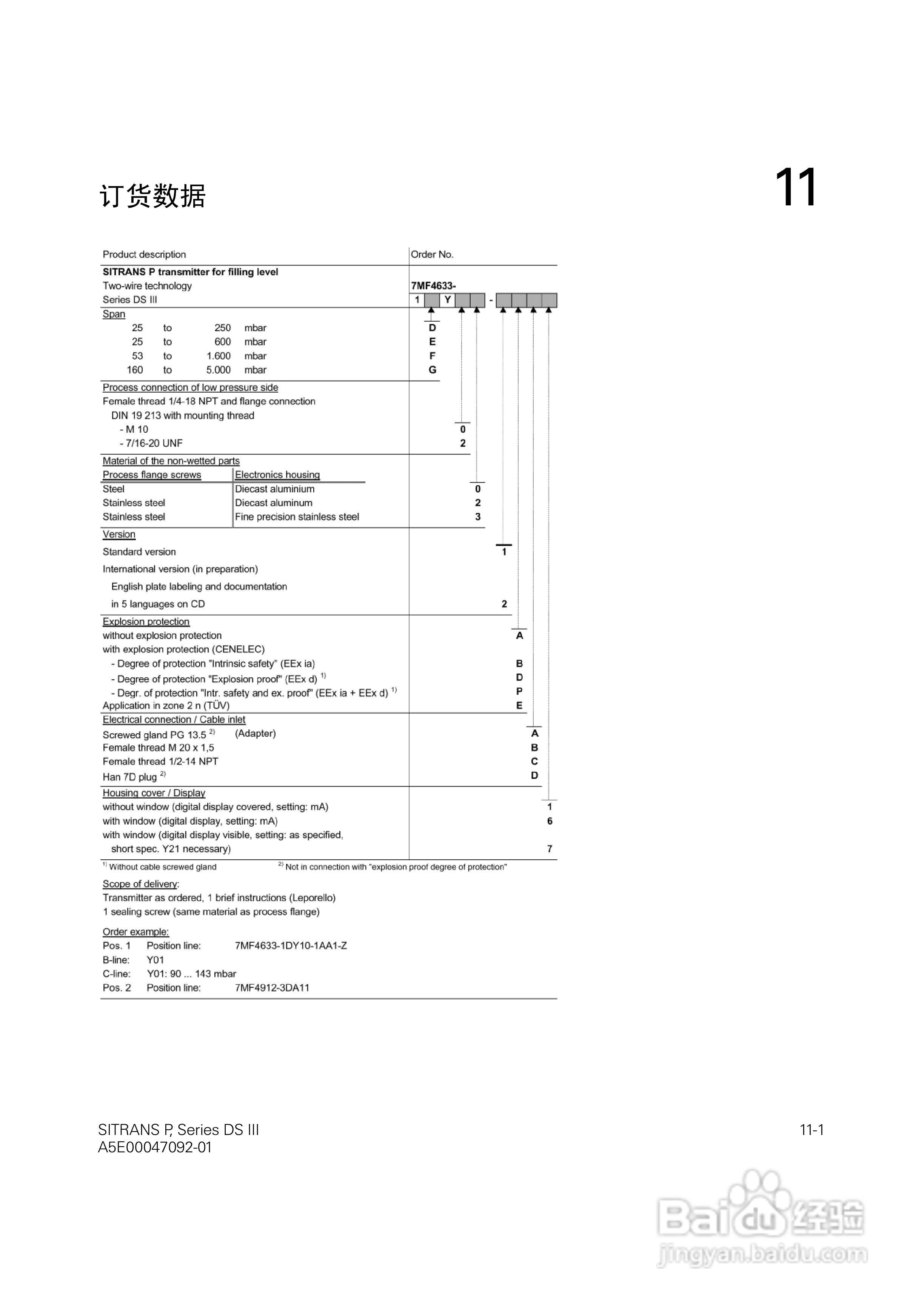 SITRANS/P压力变送器中文手册:[8]