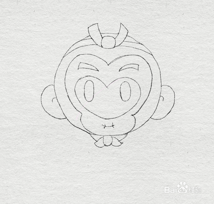 简笔画--如何画孙悟空的简笔画