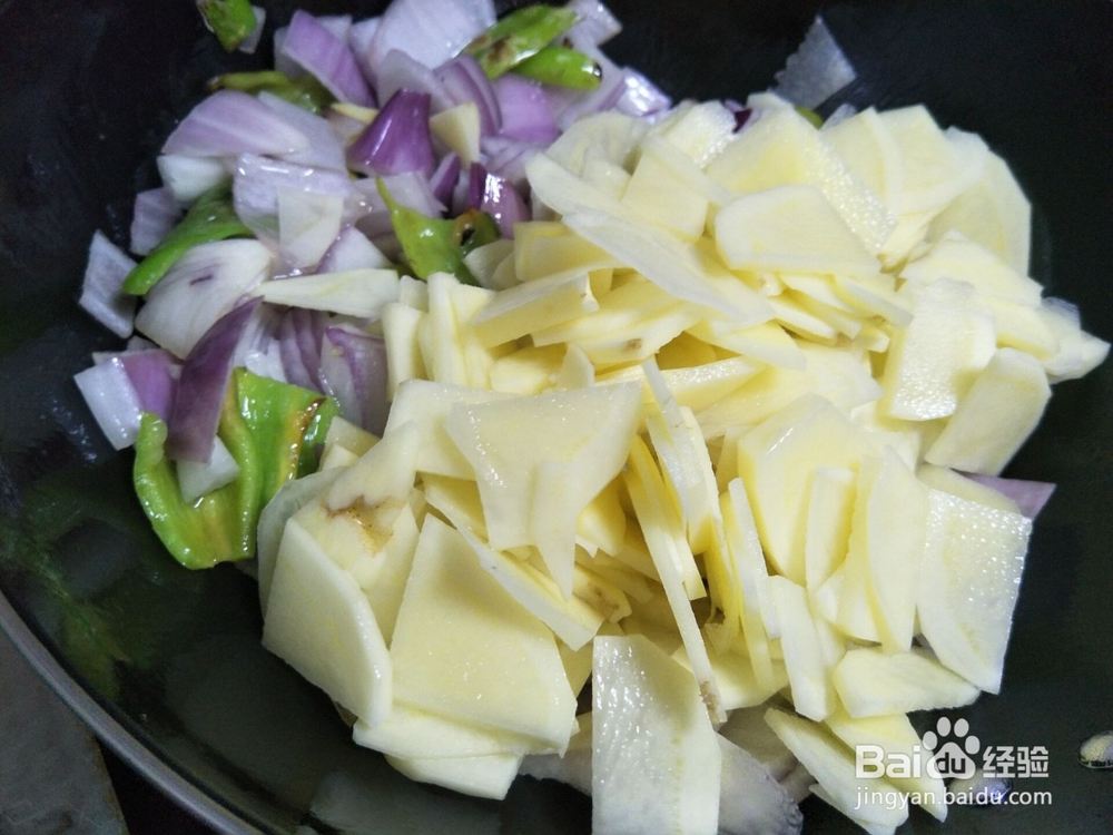 土豆片炒洋葱