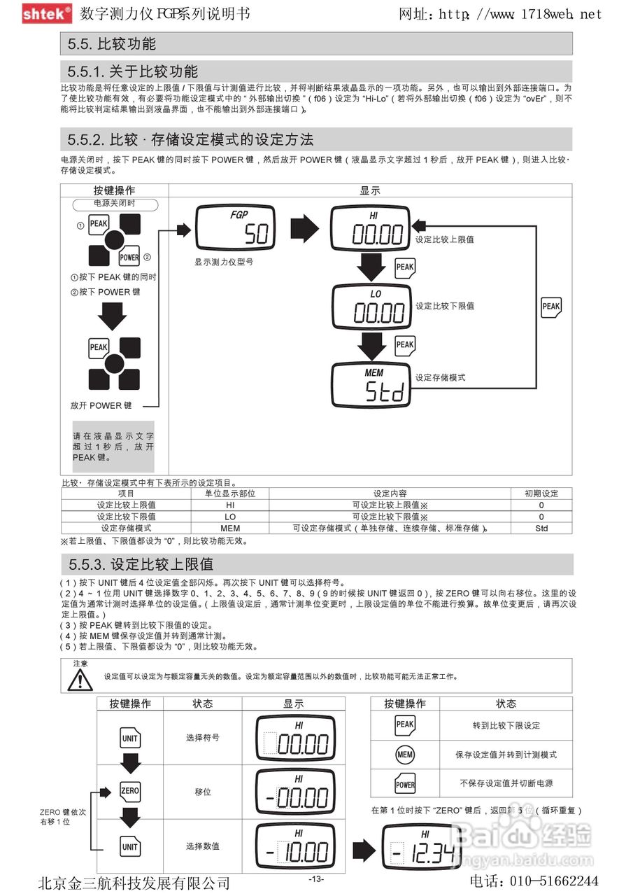 新宝FGP-100数字式测力仪使用说明书:[2]