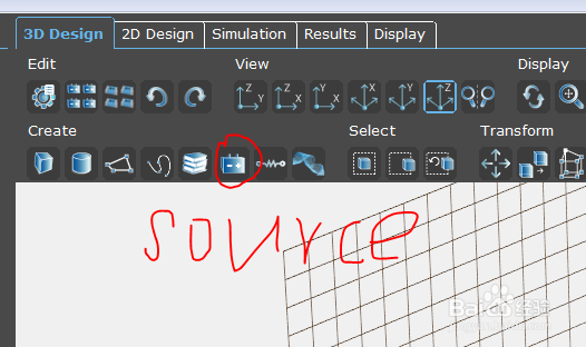 电磁仿真软件Empire仿真单馈点双四边形天线
