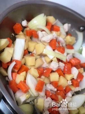 咖喱鸡肉的做法