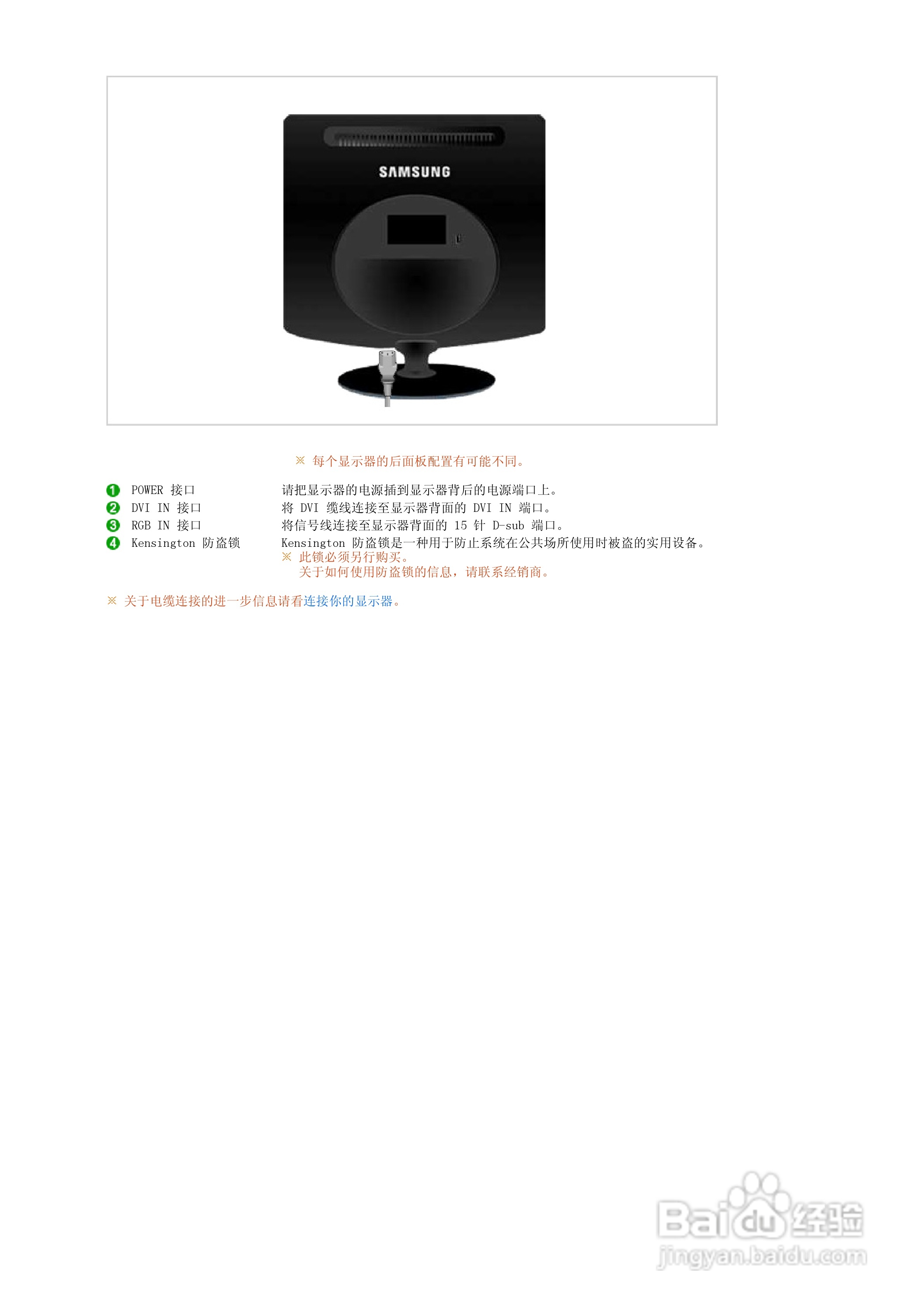 三星932BPlus液晶显示器使用说明书:[2]