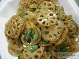 腊八蒜炒藕片做法介绍